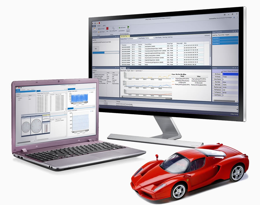 Software X-analysis, strumento di analisi e raccolta dati per reti bus CAN and LIN